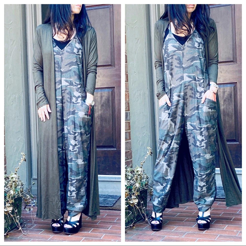 ✨LAST ONE✨Camouflage tank jumpsuit - Picture 5 of 7